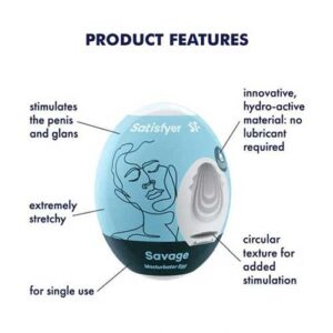 Satisfyer Masturbator Egg Single Savage