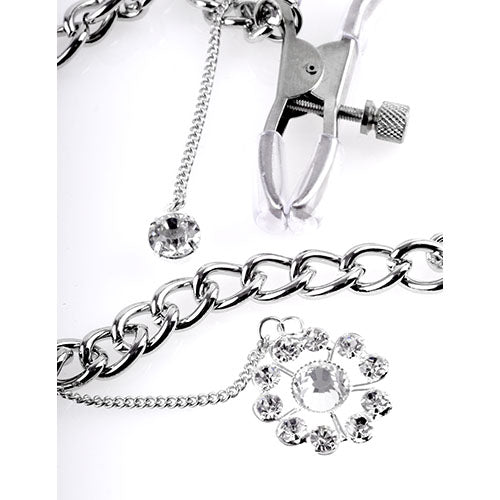 Crystal Nipple Clamps Pipedream