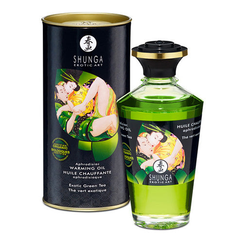 SHUNGA Aphrodisiac Warming Oil Exotic Green Tea