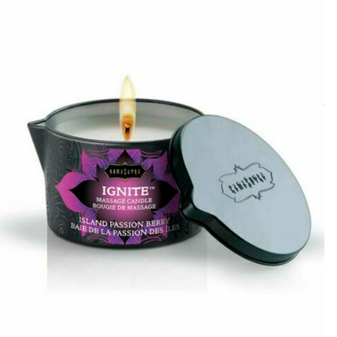 KAMASUTRA IGNITE MASSAGE CANDLE Island Passion Berry