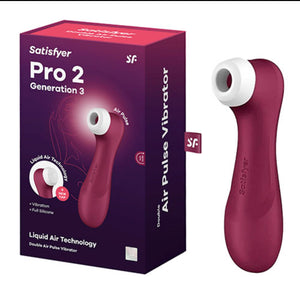 Satisfyer Pro 2 Generation 3 Wine Red