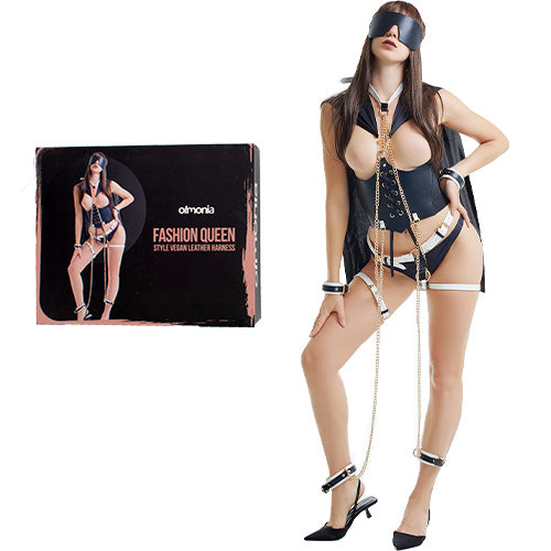 ORMONIA Fashion Queen Style Vegan Leather Harness