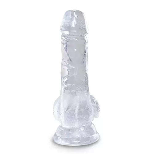 King Cock Clear 5″ With Balls