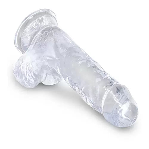 King Cock Clear 5″ With Balls