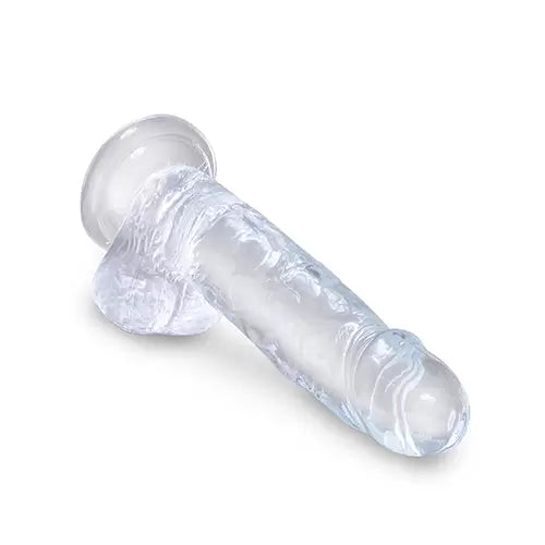 Clear 7″ Cock with Balls