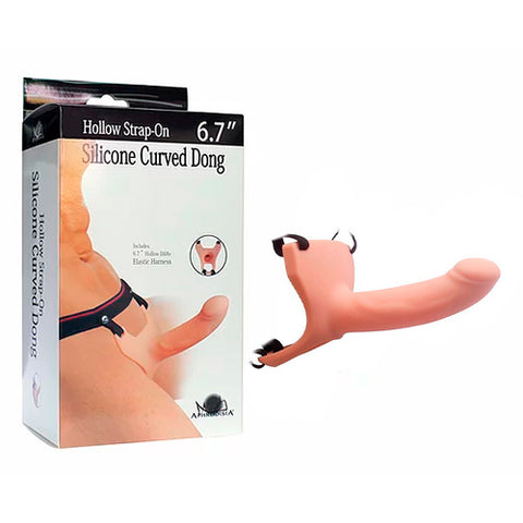 Silicone Curve Dong 6.7″