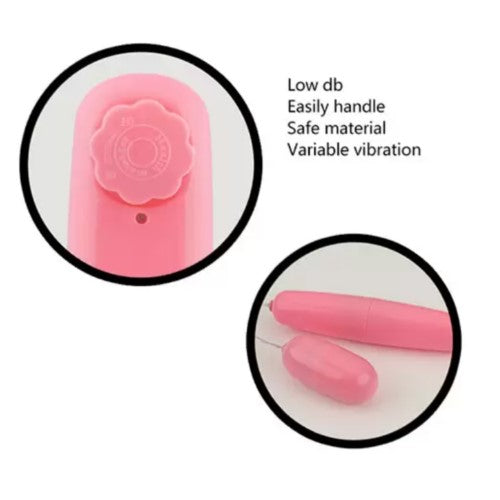 DUAL VIBRATING BULLET PINK