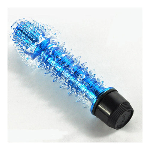 VIBRATOR WITH TEXTURED GEL COVER