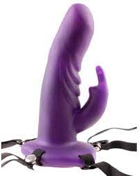 Wonderful Wabbit hollow strap on purple