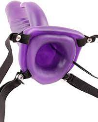 Wonderful Wabbit hollow strap on purple