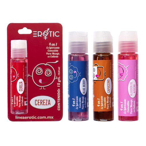 EROTIC LUBRICANTE 4 EN 1 15 ML